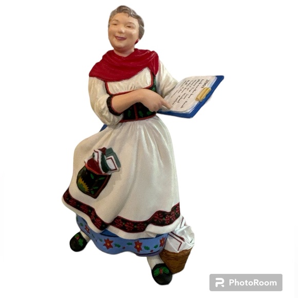 Hallmark, Letters, Globe and Mrs. Claus, 2001 -3 piece Ornament Set - Picture 8 of 12